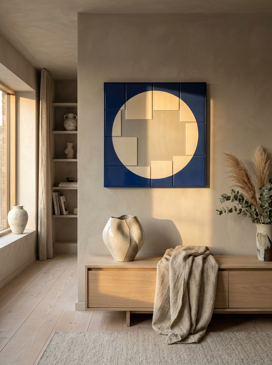 Arkitektur Wall Art, architectural geometric artwork, alternate view
