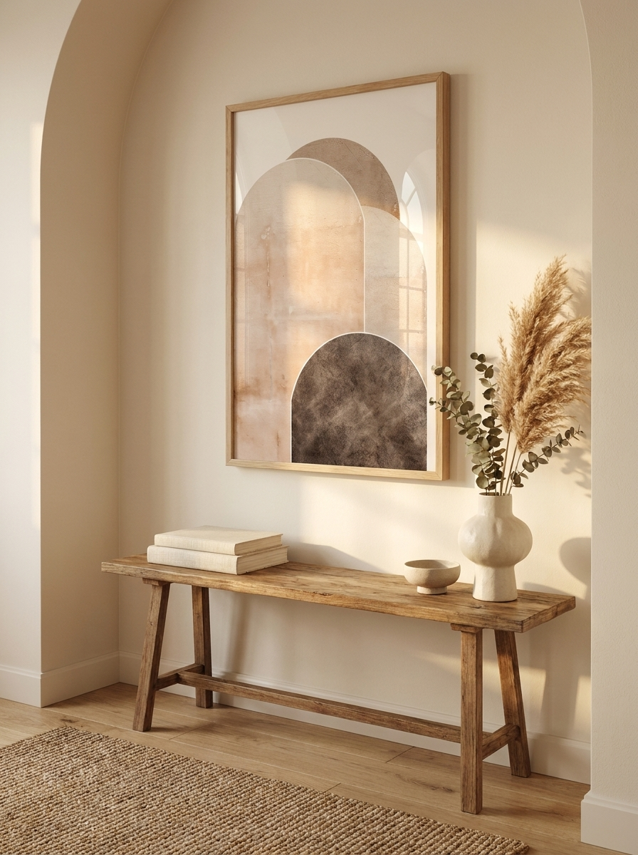 Bage Wall Art, architectural arch artwork, alternate view