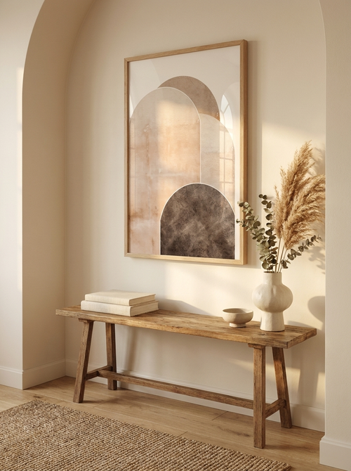 Bage Wall Art, architectural arch artwork, alternate view