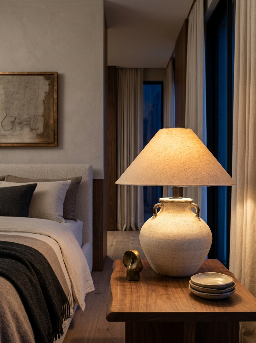 Glod table lamp, alternate angle