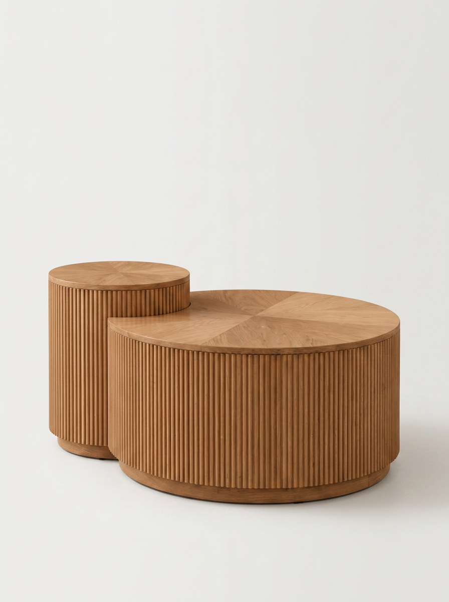 Rund Nesting Coffee Table Set