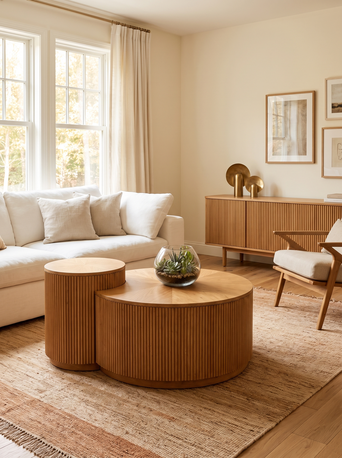 Rund Nesting Coffee Table Set