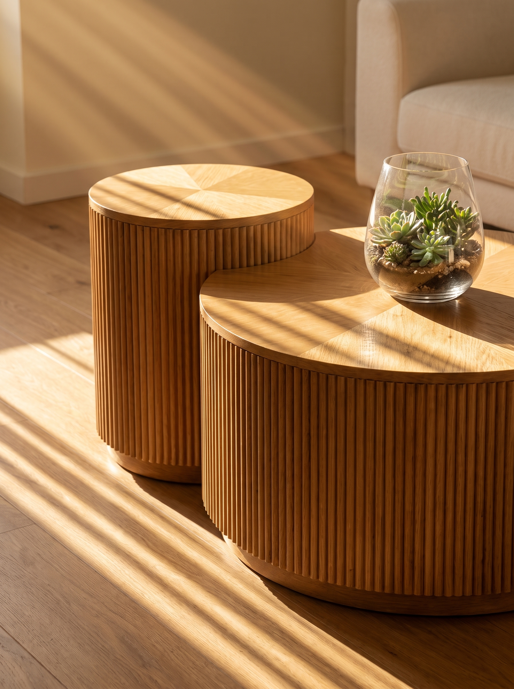Rund Nesting Coffee Table Set