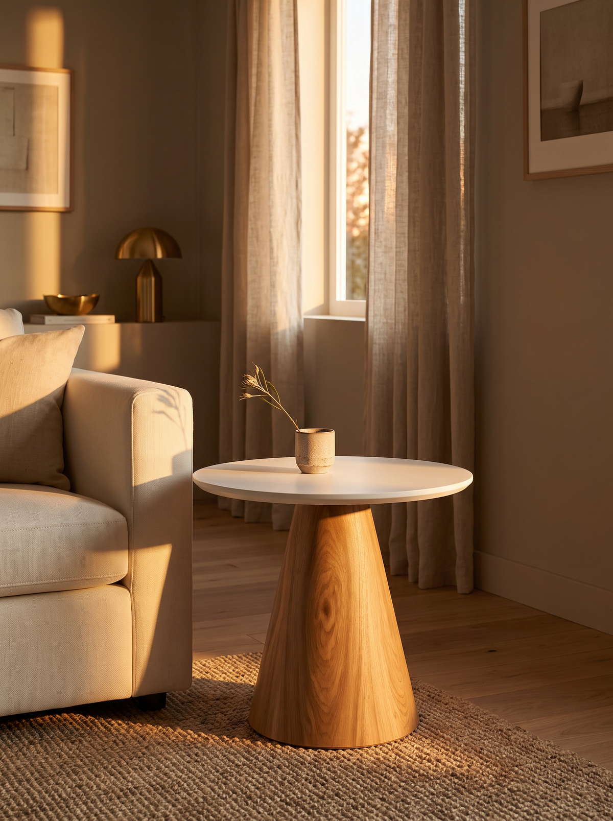 Topp Sculptural Side Table