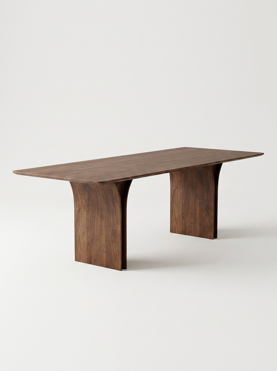 Vorde Solid Walnut Dining Table