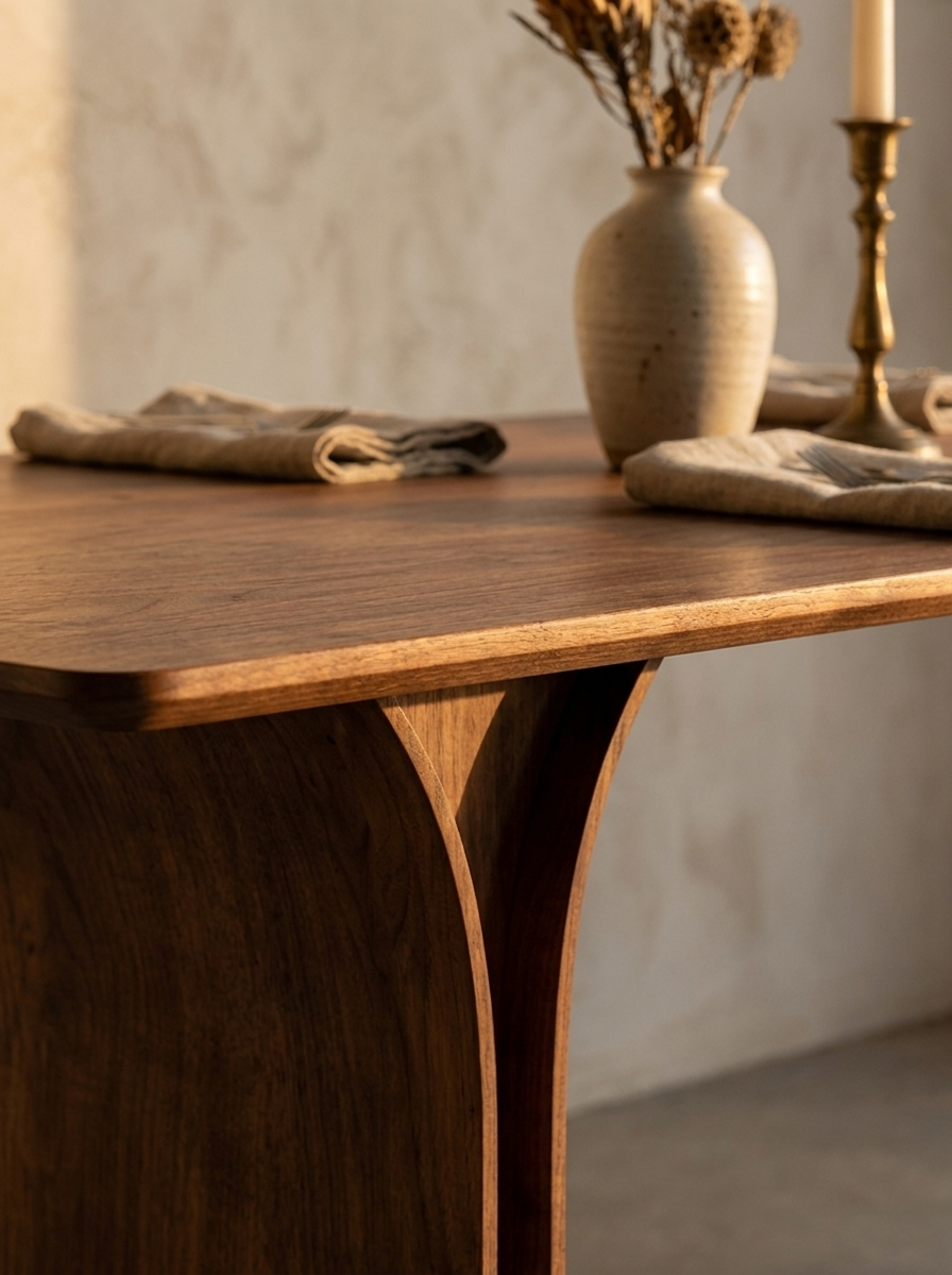 Vorde Solid Walnut Dining Table