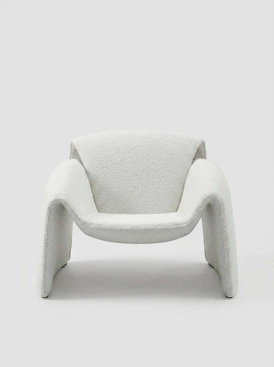 Boucle Sculptural Chair