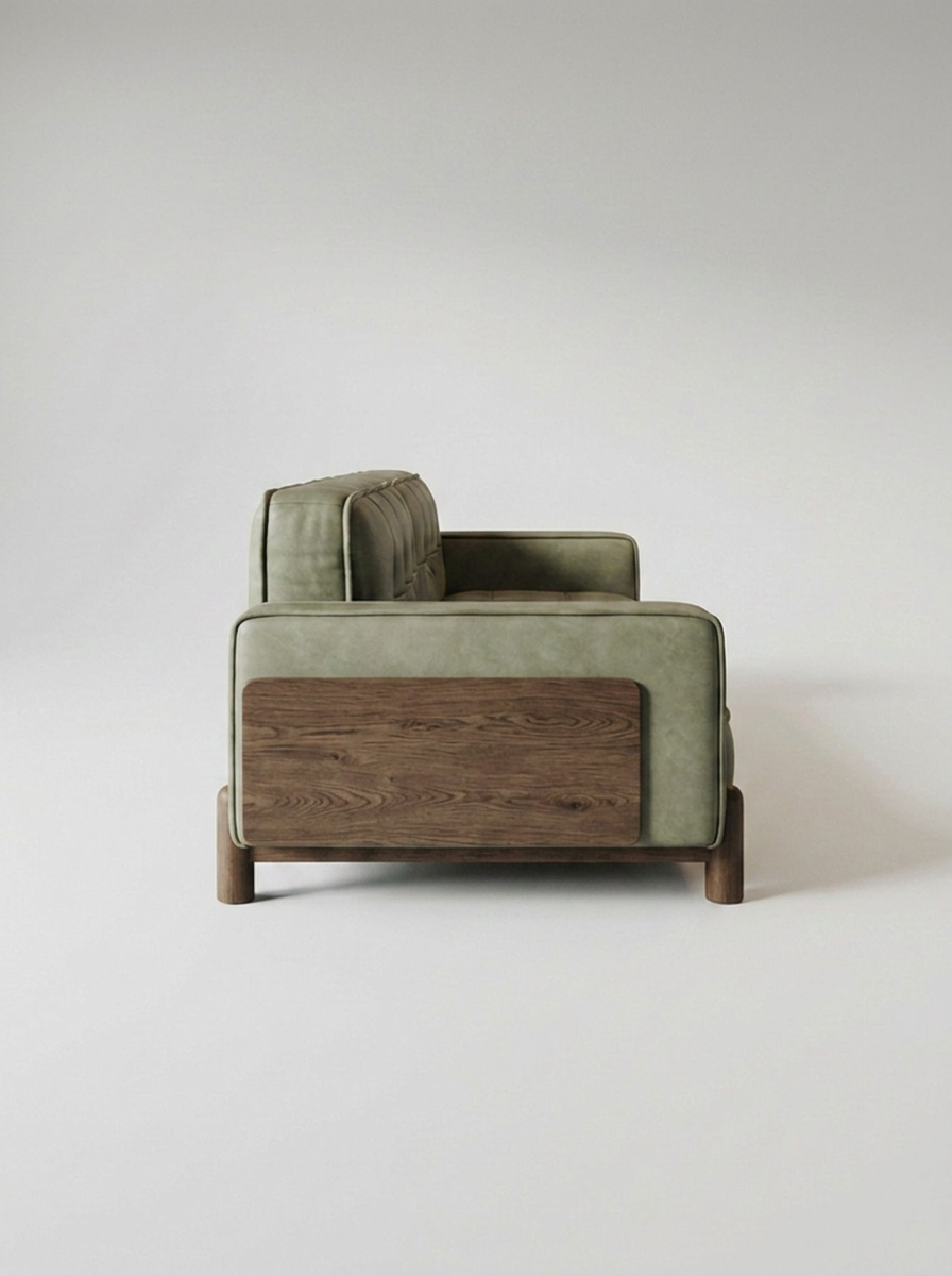 Stra Full-Grain Leather Sofa