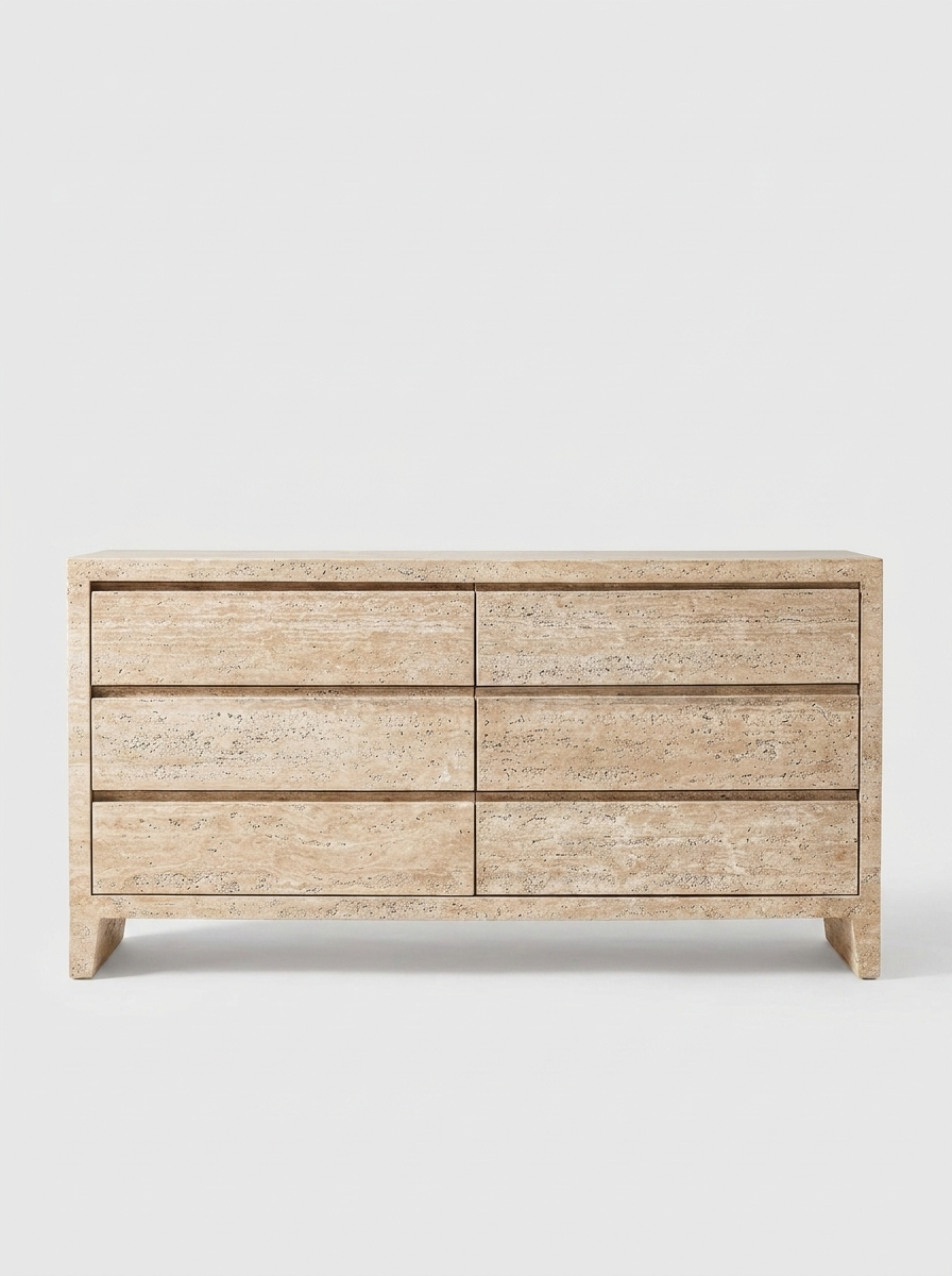 Dale Natural Travertine Dresser