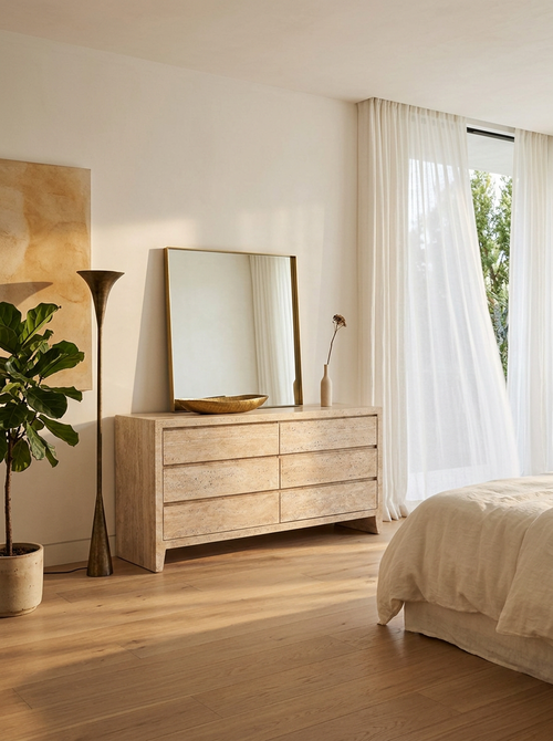 Dale Natural Travertine Dresser