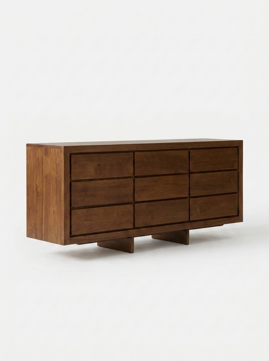 Bred Indonesian Teak Dresser