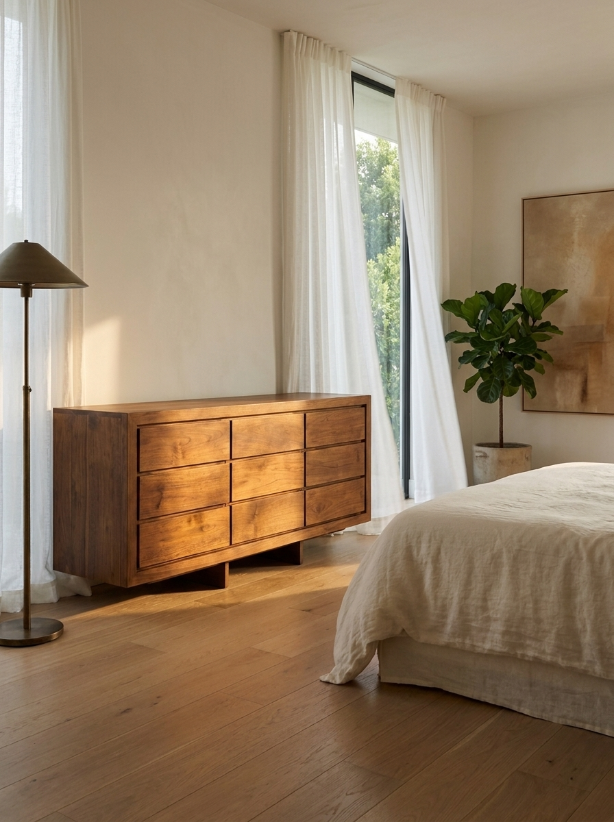 Bred Indonesian Teak Dresser