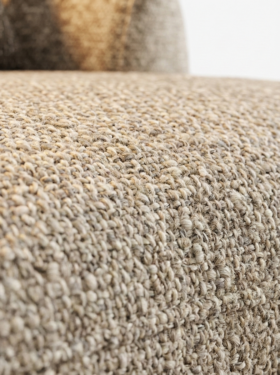 Boat Curved Linen Sofa