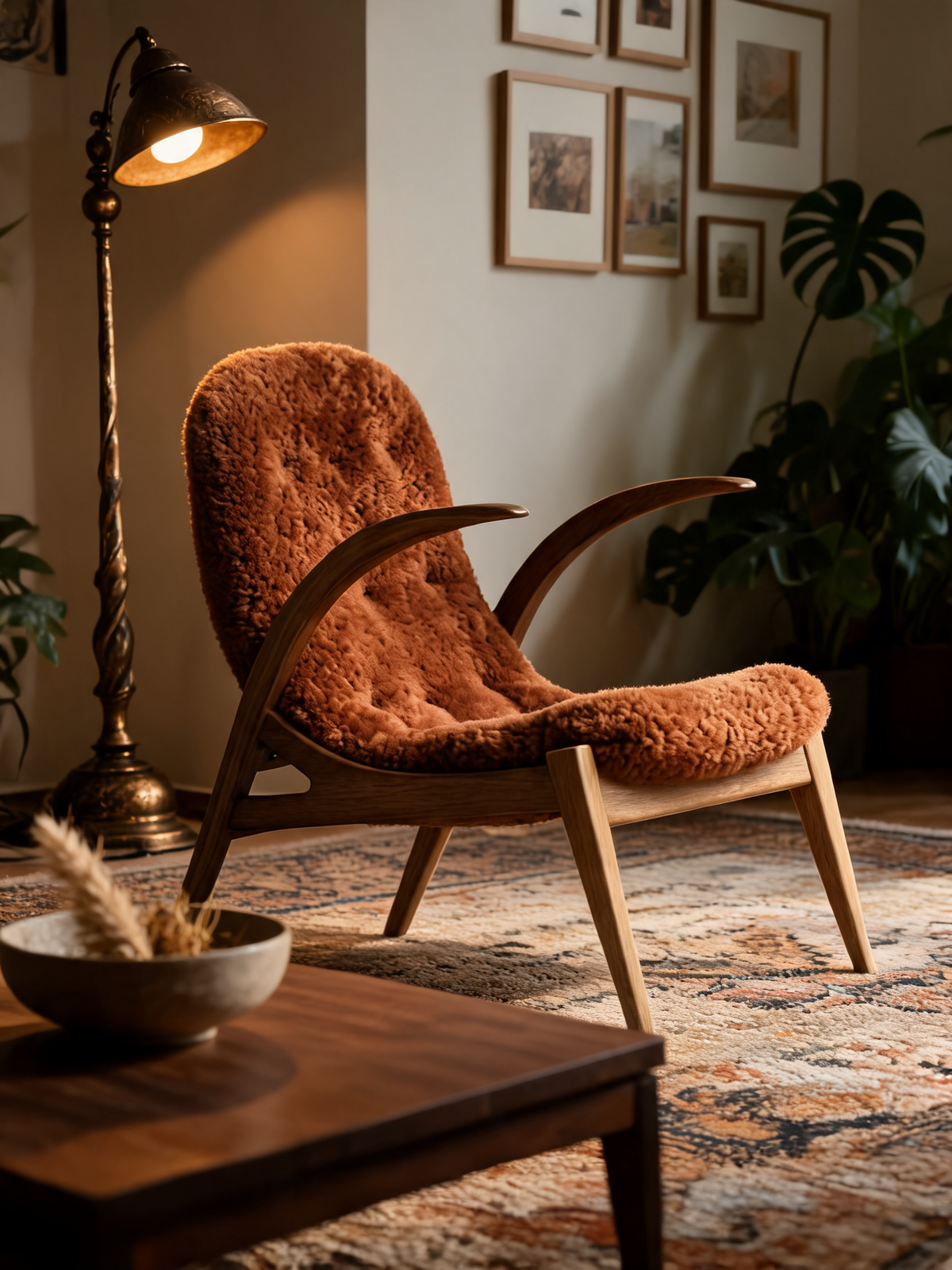 Eggshell Lounge Chair
