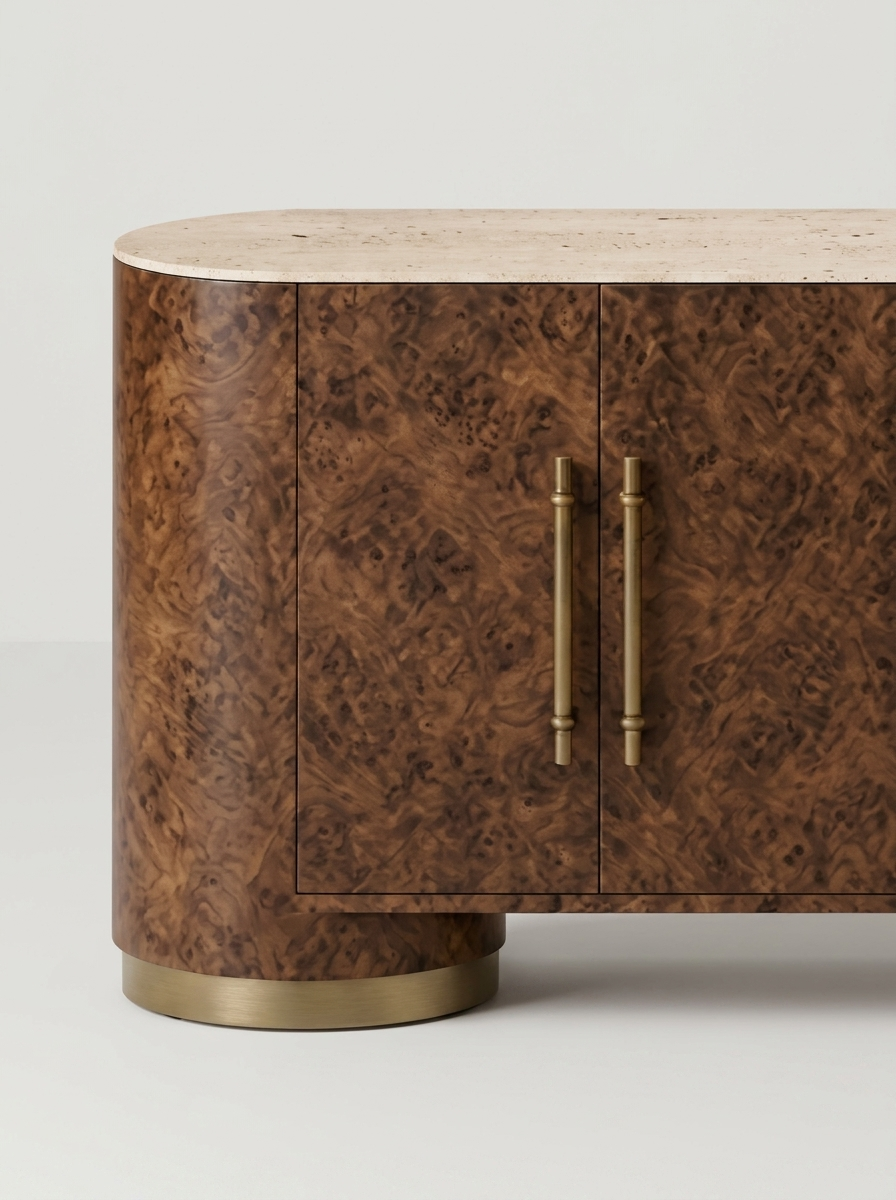 Skap sideboard styled in a living room setting