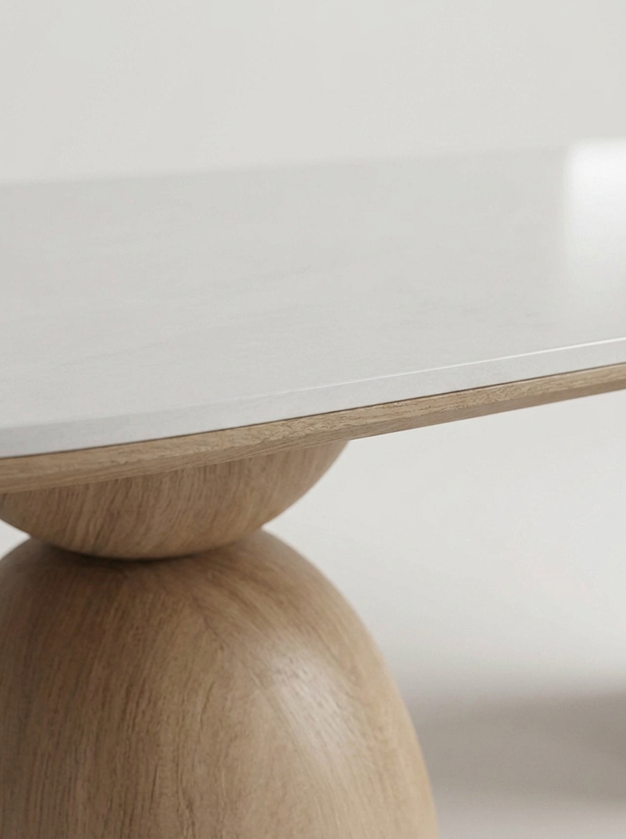 Stvord oval dining table, additional view
